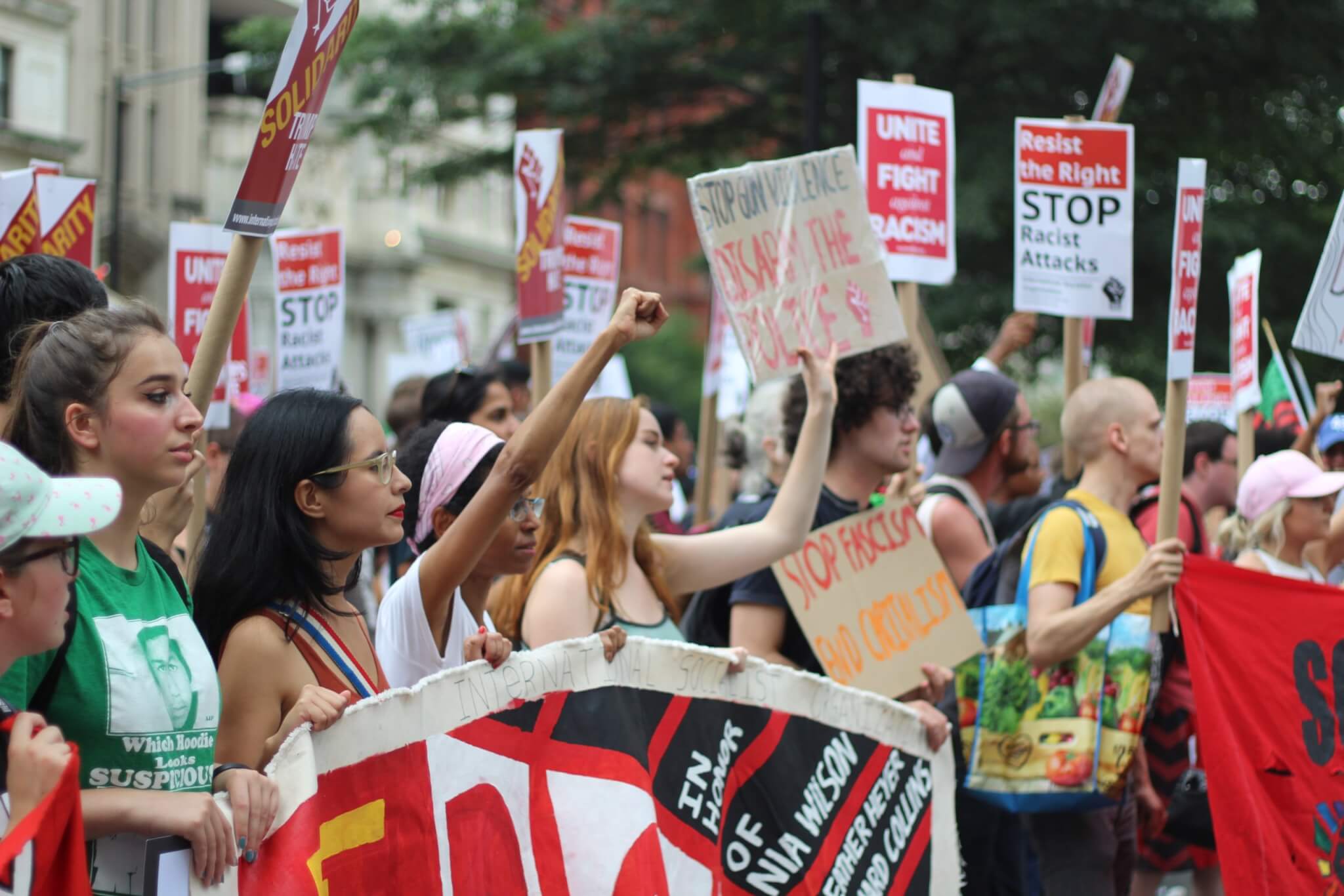 Civil unrest: Young Americans and millennials protest in Washington, DC