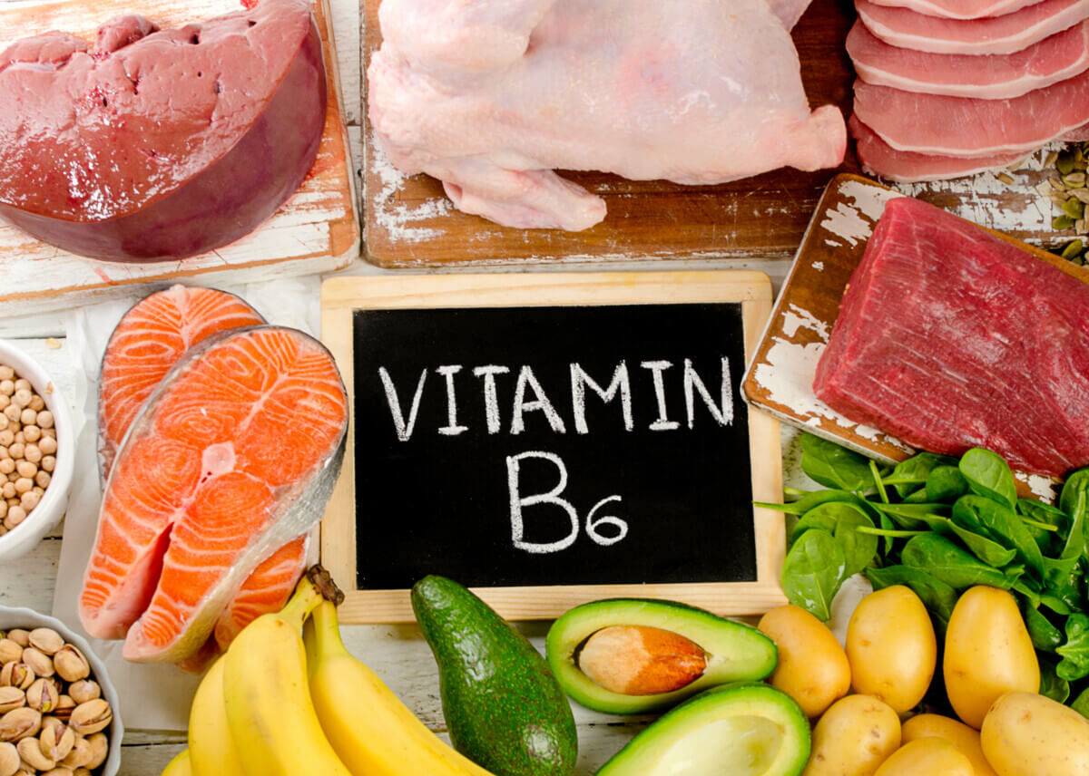 Products with Vitamin B6.