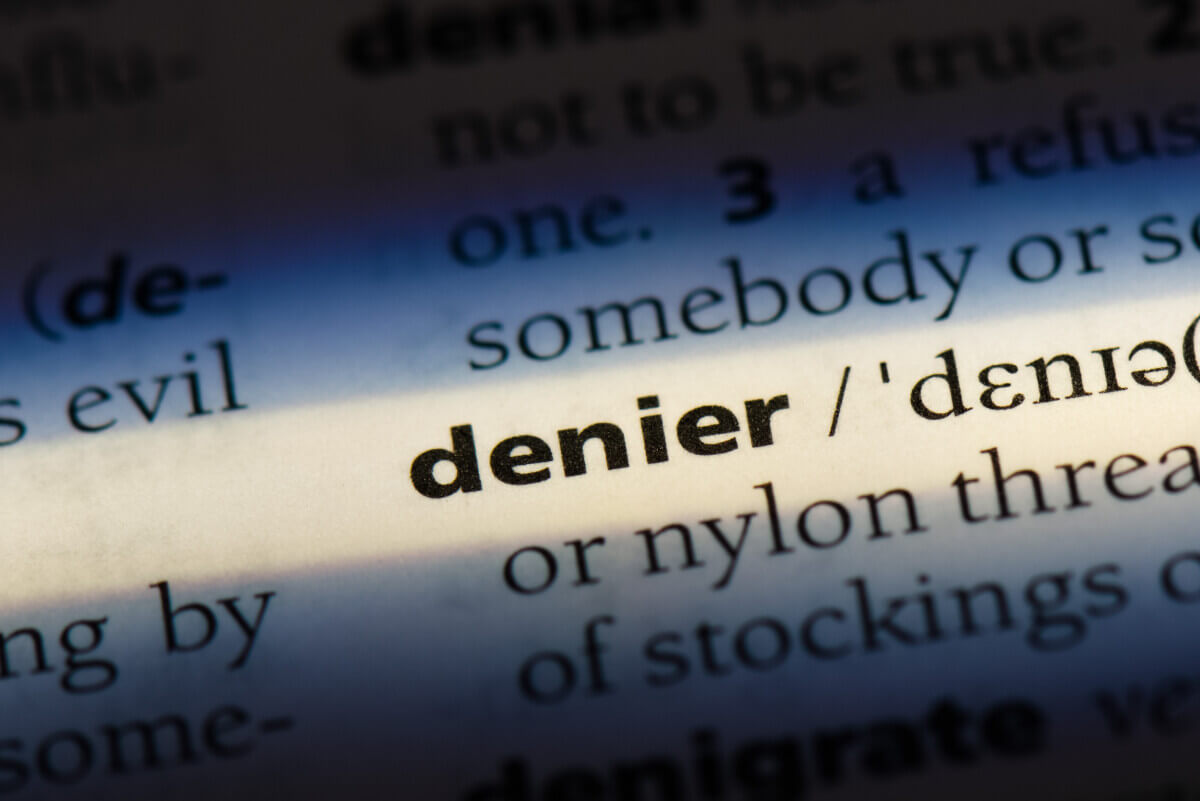 “Denier” definition in dictionary
