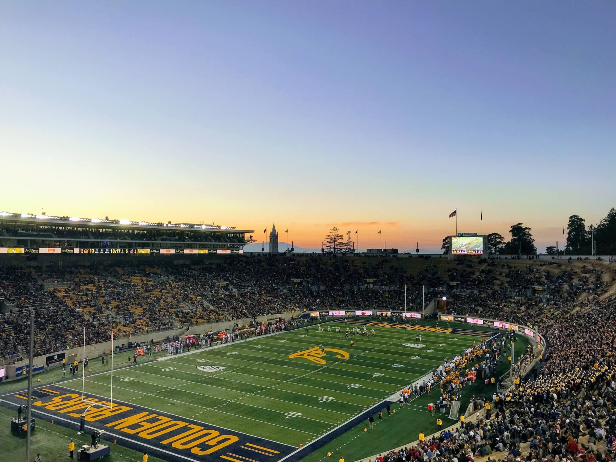 football field at UC Berkeley