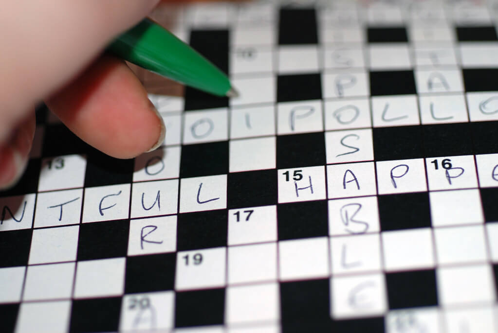 Filling In a Crossword Puzzle