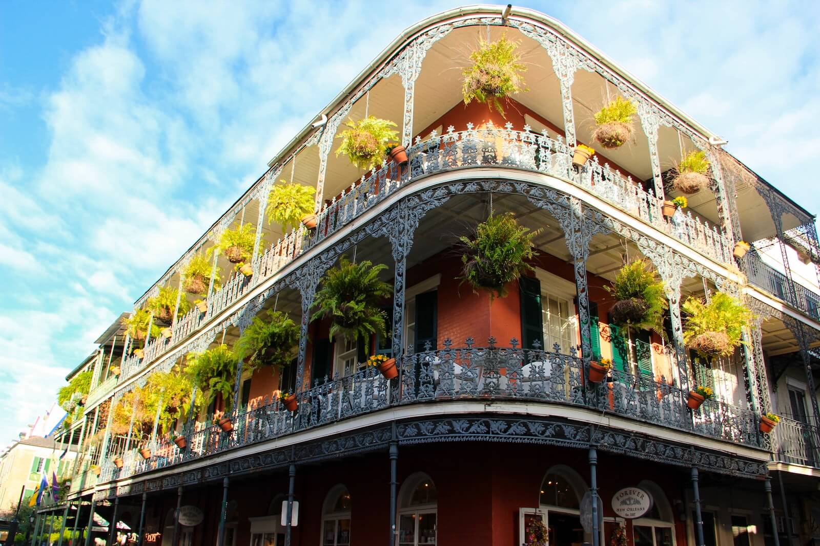 Building in French Quarter of New Orleans