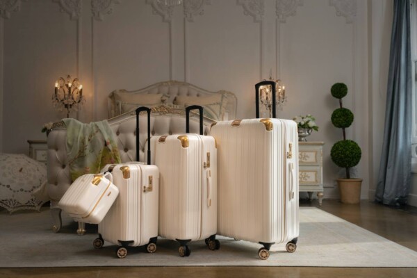 Luggage set in hotel
