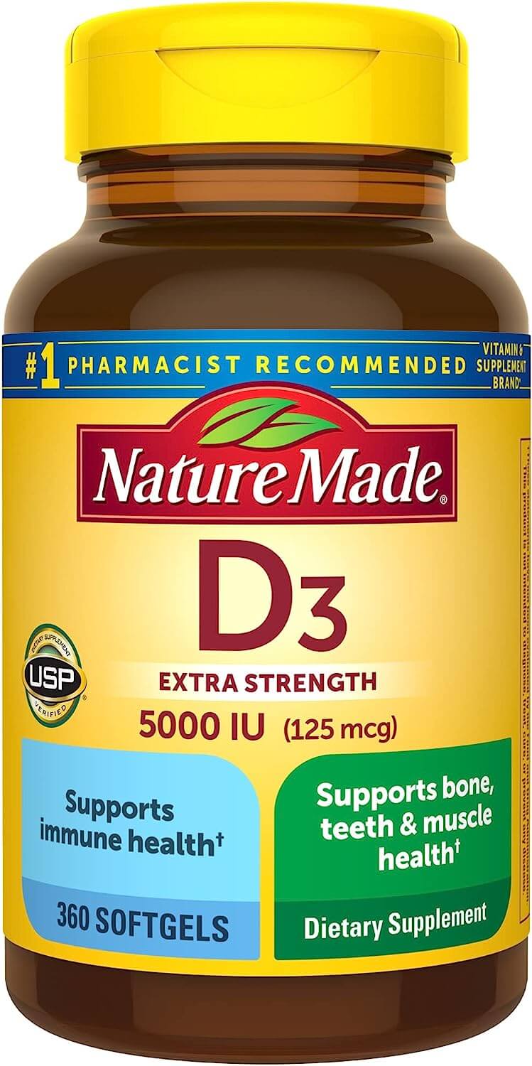 Nature Made Vitamin D Extra Strength 5,000 IU