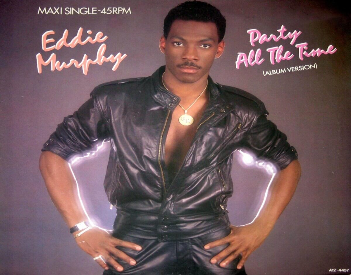 Eddie Murphy “Party All The Time” album cover.