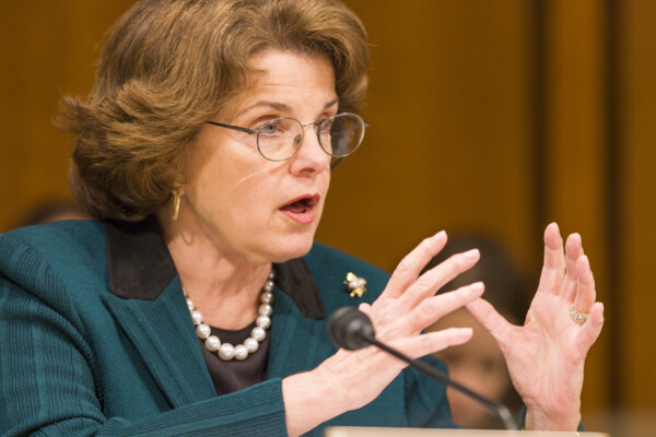 Senator Dianne Feinstein (D-CA), of the the Senate Judiciary Committee, during confirmation hearings for Judge Samuel Alito.