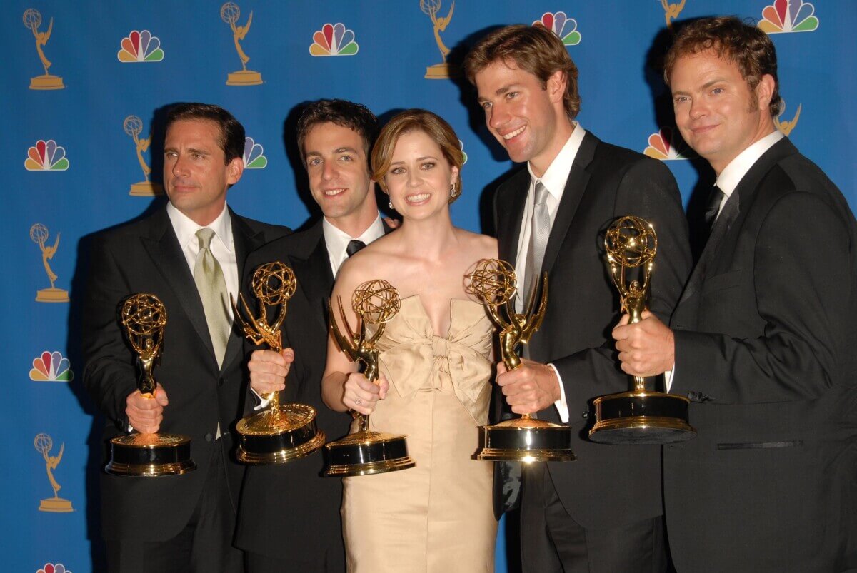 The cast of “The Office” at the 2006 Emmy Awards