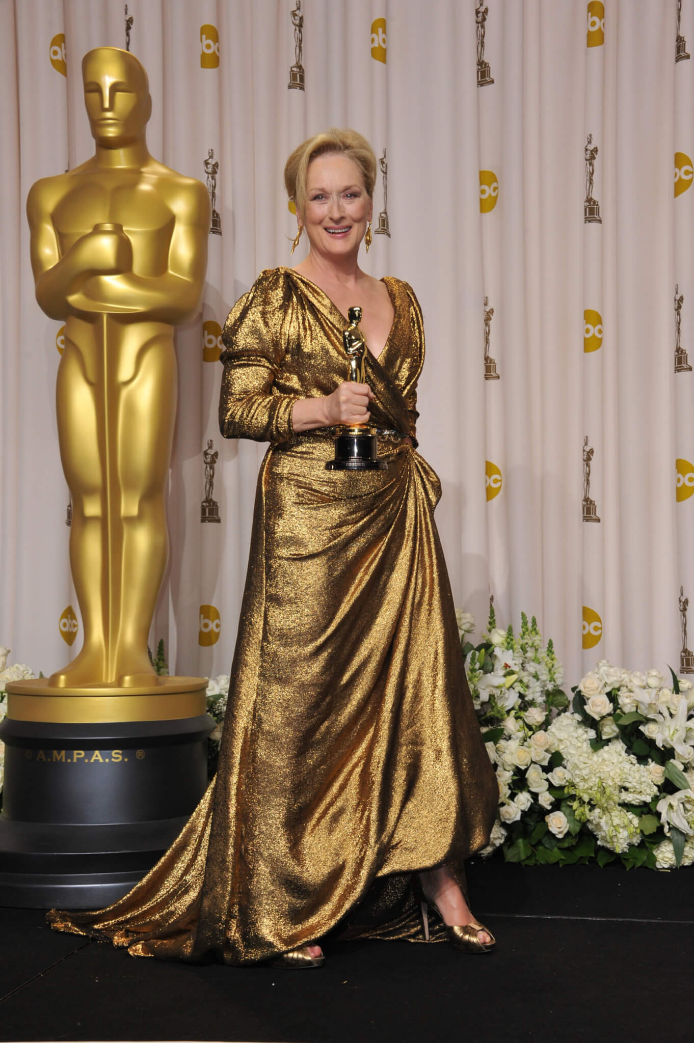 Meryl Streep at the Oscars in 2012