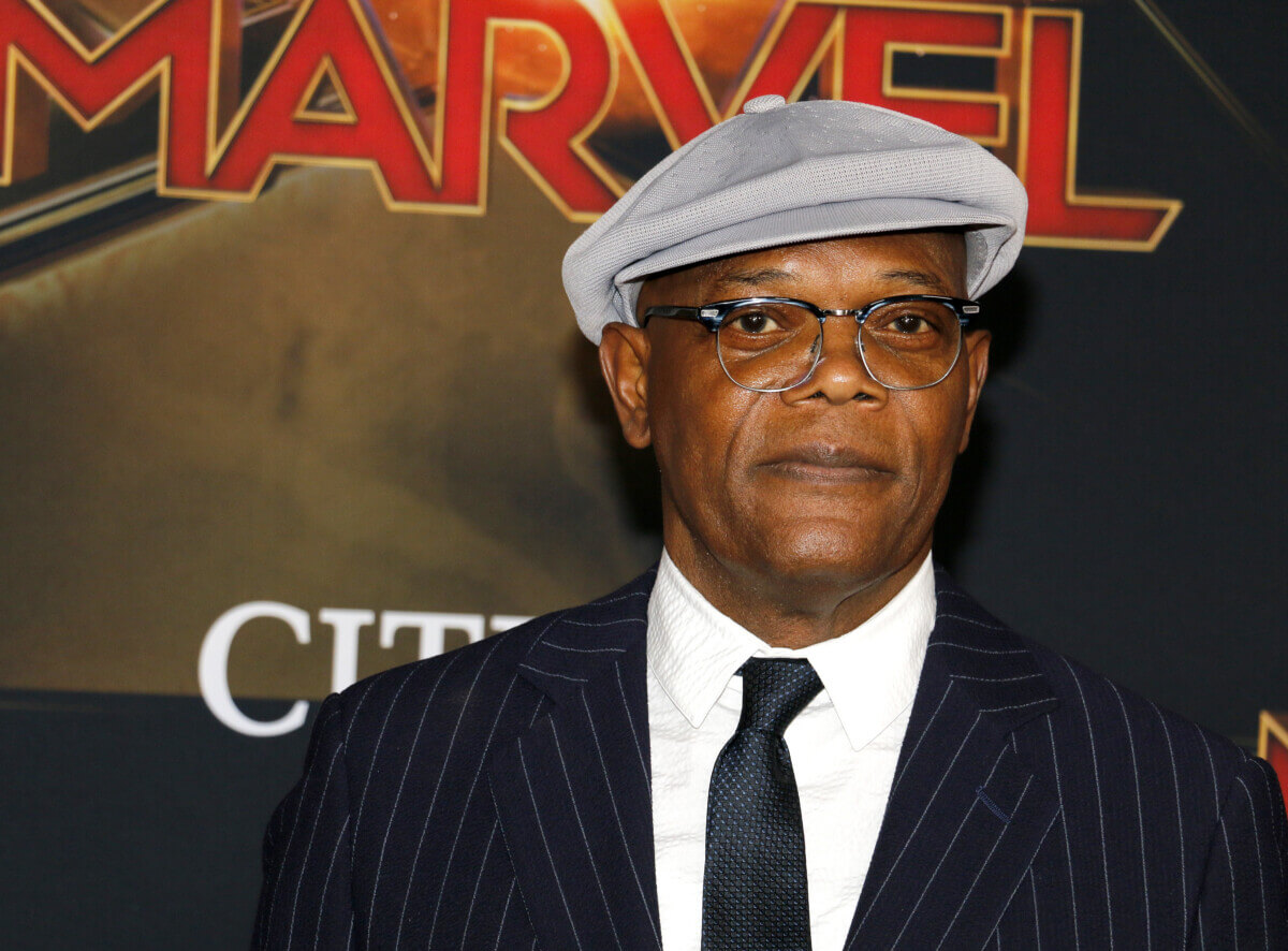 Samuel L. Jackson at the World premiere of ‘Captain Marvel' in 2019