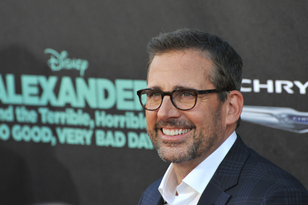 Steve Carell at the world premiere of his movie “Alexander and the Terrible, Horrible, No Good, Very Bad Day” in 2014