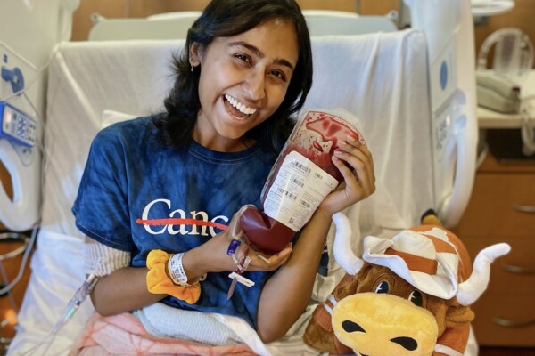Ananya Bashyam, who has two sets of DNA in her body after her brother donated blood and bone marrow in July 2023 after she was diagnosed with blood cancer lymphoblastic leukemia.