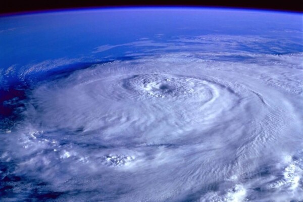 Eye of the Storm Image from Outer Space
