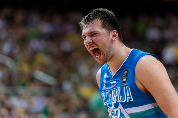 Loka Doncic in the FIBA Olympic qualifying tournament 2020