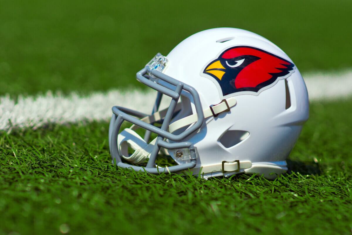 Arizona Cardinals replica helmet