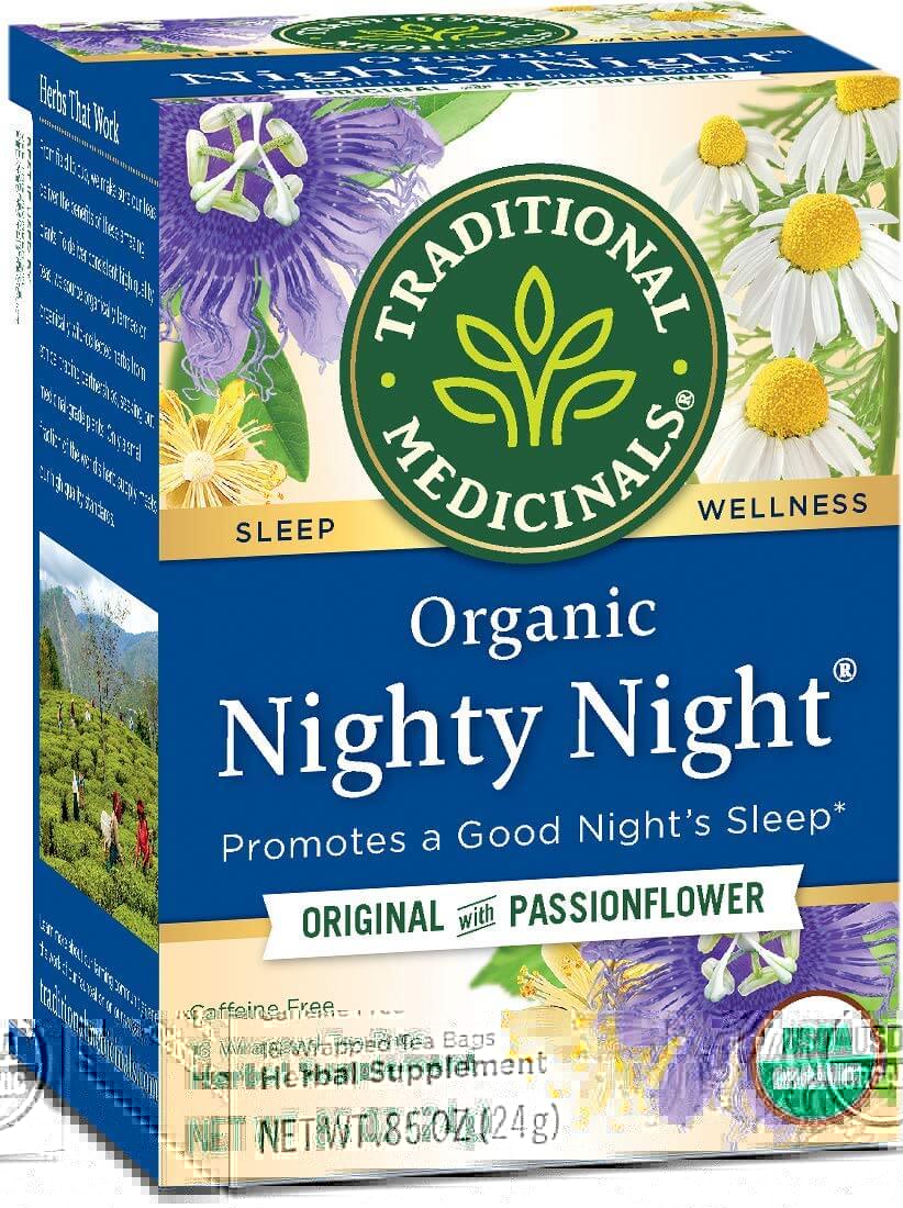 Traditional Medicinals Organic Nighty Night with Passionflower Herbal Tea