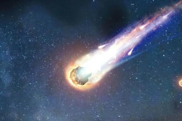 Picture of an explosive comet