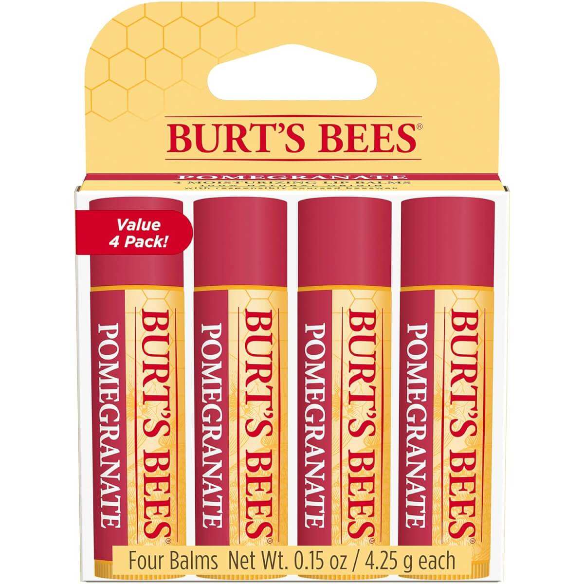 Burt’s Bees 100% Natural Moisturizing Lip Balm