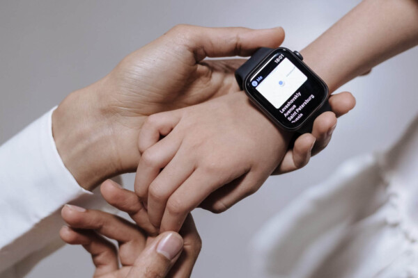 smartwatch on child's wrist