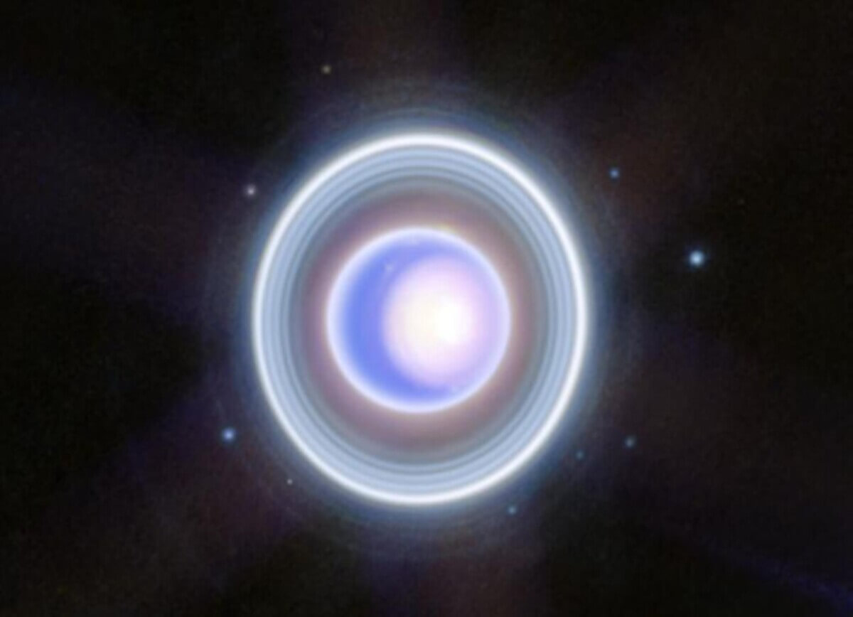 Image of Uranus from Webb's NIRCam
