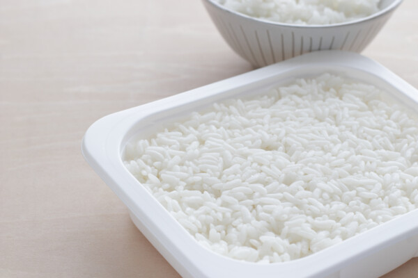 Instant white rice