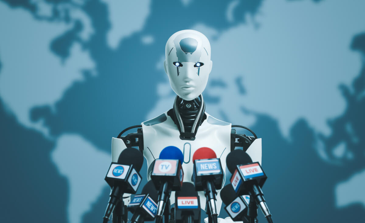 Android AI robot politician