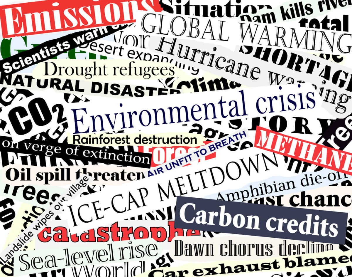 Climate change headlines