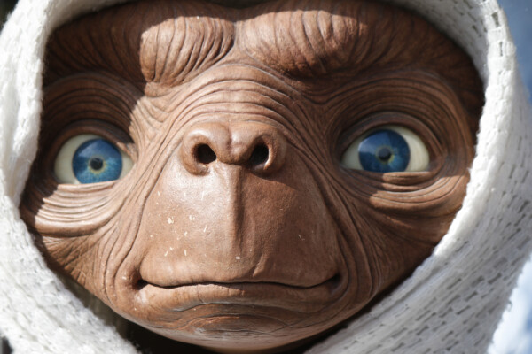 A waxwork of the "E.T. - the Extra-Terrestrial" character of the Steven Spielberg movie in Berlin.