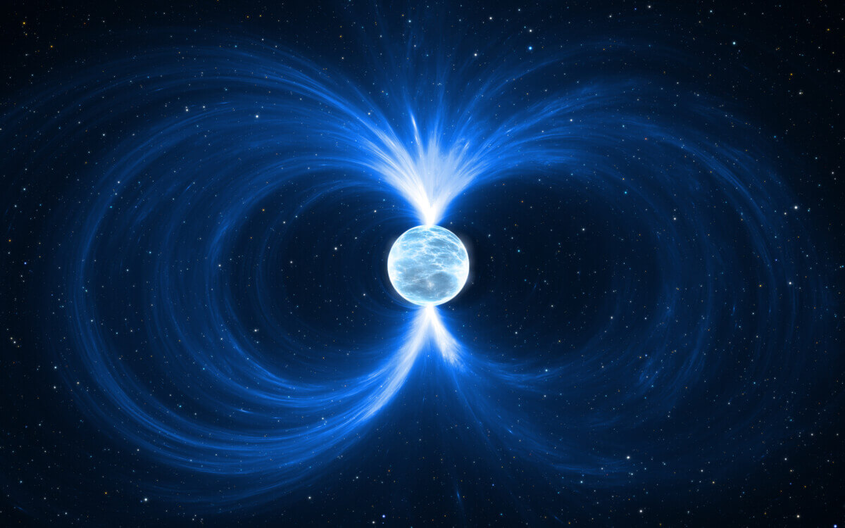 neutron star in deep space