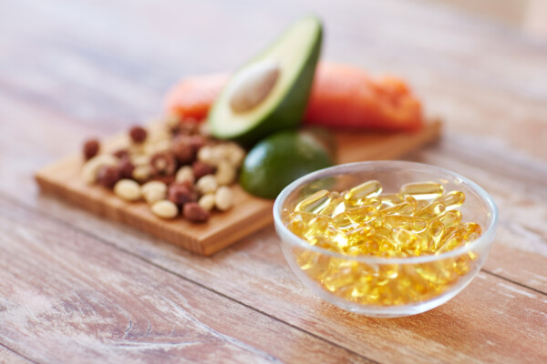 healthy eating, diet and omega 3 nutritional supplements
